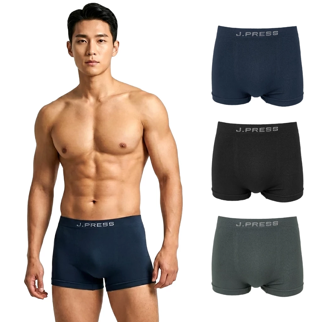 J.Press กางเกงในชาย ขาสั้น Seamless เจเพรส รุ่น 8253 บรรจุ 1 ตัว/แพ็ค (มีให้เลือก 3 สี)