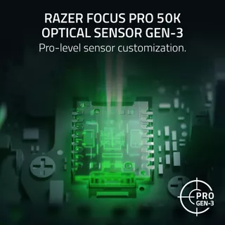 Razer Viper V4 Pro - เมาส์เกมมิ่งไร้สาย น้ำหนักเบา 49 กรัม เซนเซอร์ Focus Pro 50K แบต 180 ชั่วโมง