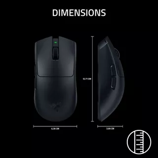 Razer Viper V4 Pro - เมาส์เกมมิ่งไร้สาย น้ำหนักเบา 49 กรัม เซนเซอร์ Focus Pro 50K แบต 180 ชั่วโมง