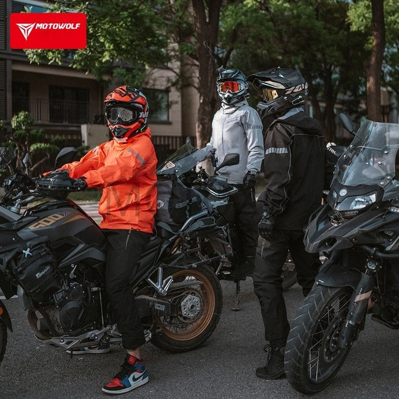MOTOWOLF 0403B ชุดกันฝน สำหรับขี่จักรยานยนต์ thumbnail 9