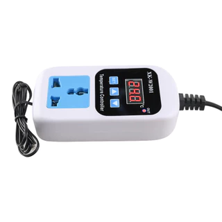 XK-W2001/XK-W2008 220VAC ปลั๊กควบคุมอุณหภูมิ/ปลั๊กควบคุมความชื้น Digital Temperature Controller / Humidity Controller
