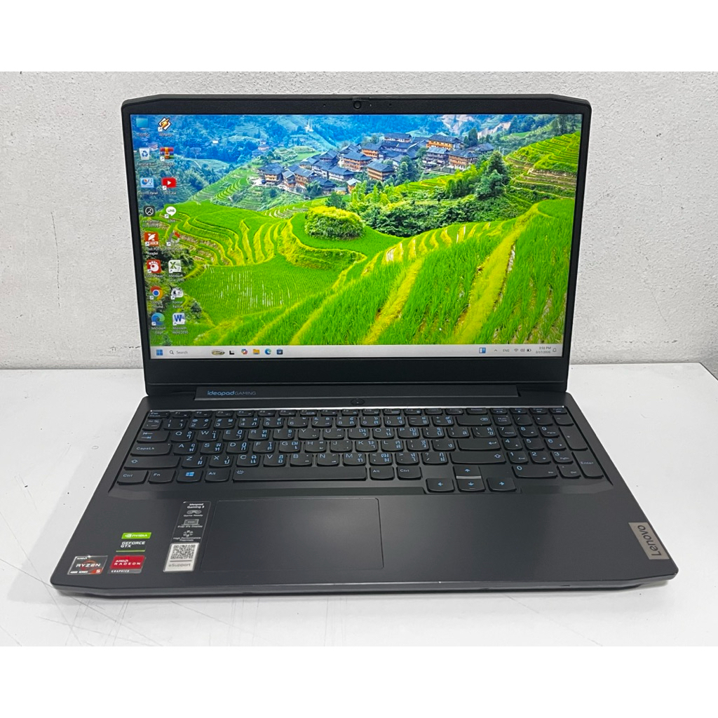 Lenovo Gaming โน๊ตบุ๊ค Notebook มือสอง Ryzen5 Ram 8G M.2 512G GTX 1650Ti สภาพสวย ฟรีเมาส์ไร้สาย