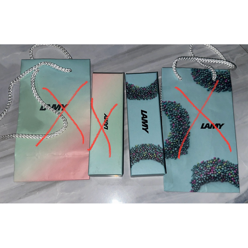 กล่องเปล่าใส่ปากกา lamy