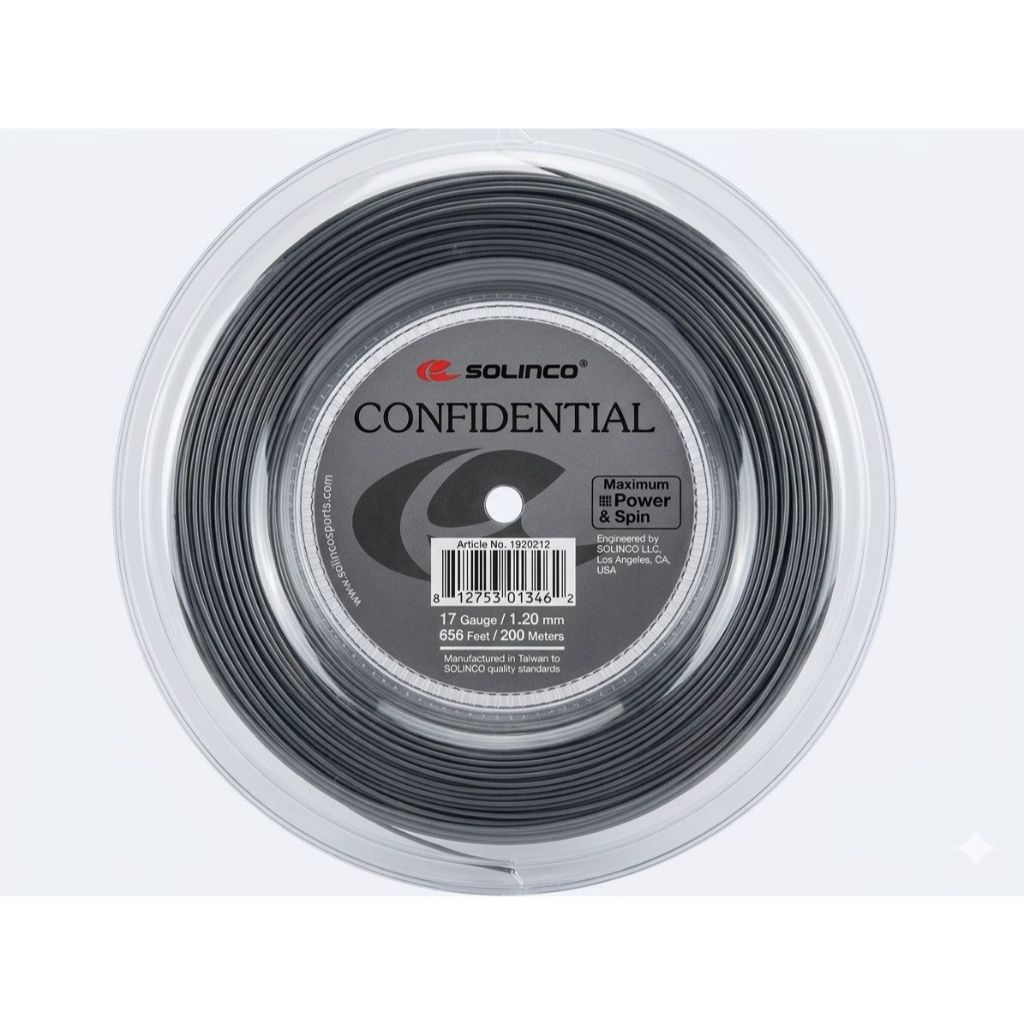 Solinco Confidential เอ็นเทนนิส แบ่งขาย เบอร์ 17/1.20mm