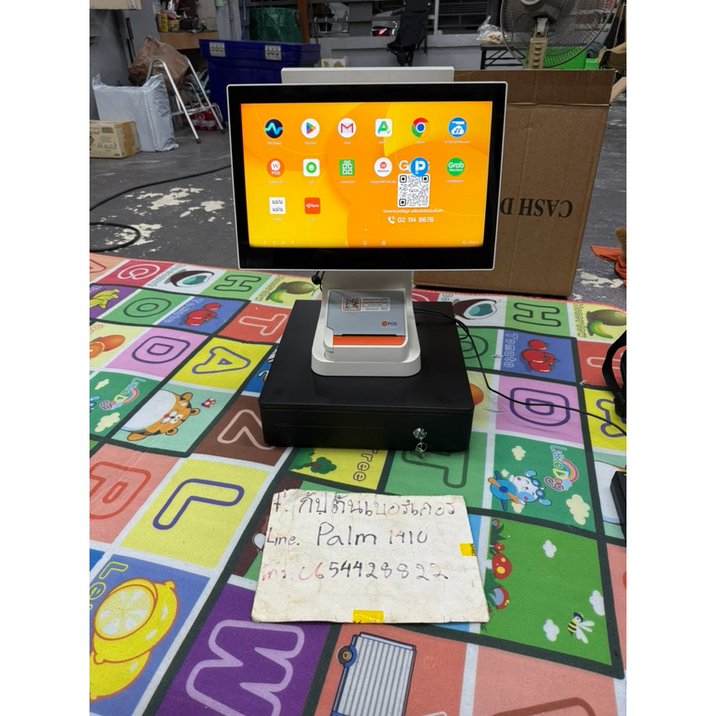 📍ขายเครื้อง pos d2s plus 2จอ sunmi 12500บาท พร้อมลิ้นชั้กเก็บเงิน  พร้อมโปรแกรมใช้งาน  ระบบ จัดการร้