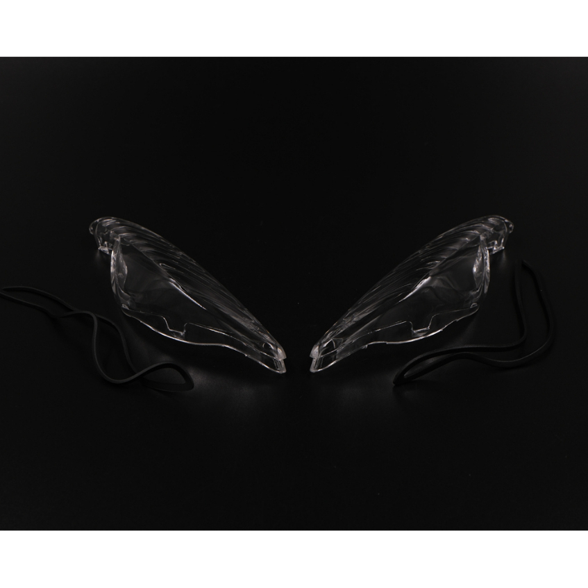 ฝาไฟเลี้ยวหน้า + ยาง Wave100s Ubox ปี2005 ฝาครอบไฟเลี้ยวหน้า เวฟ 100 ยูบ๊อก ปี05