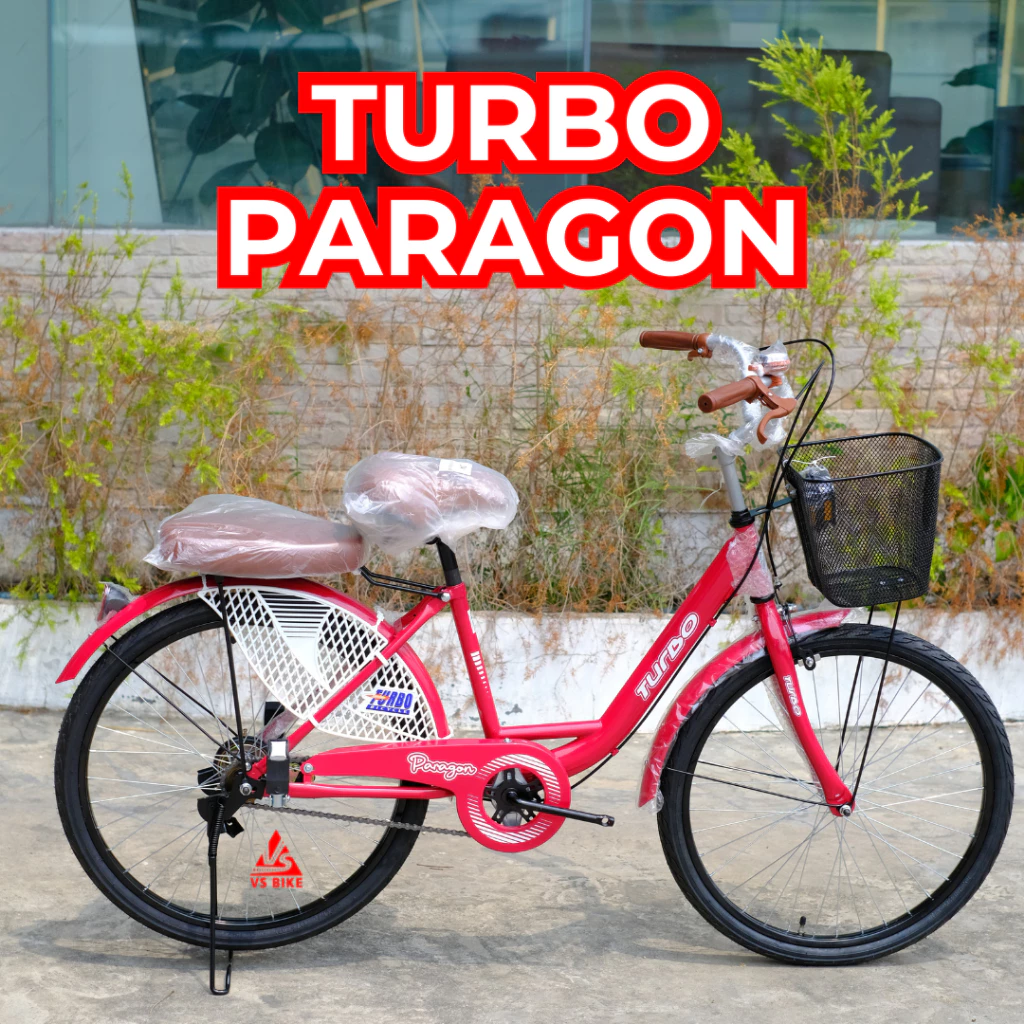 จักรยานแม่บ้าน 24นิ้ว TURBO PARAGON ผลิตในประเทศไทย (ประกอบแล้ว 80%)