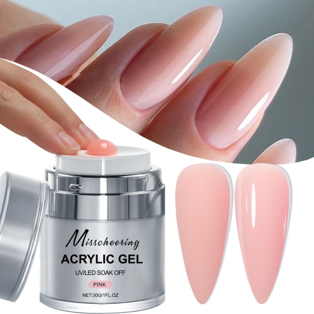 จัดส่งทันที ♡ อะคริลิคเจล ต่อเล็บ Misscheering Acrylic Gel 30g / Poly Gel ต่อเล็บ เนื้อหนืด ปั้นง่าย แข็งแรง