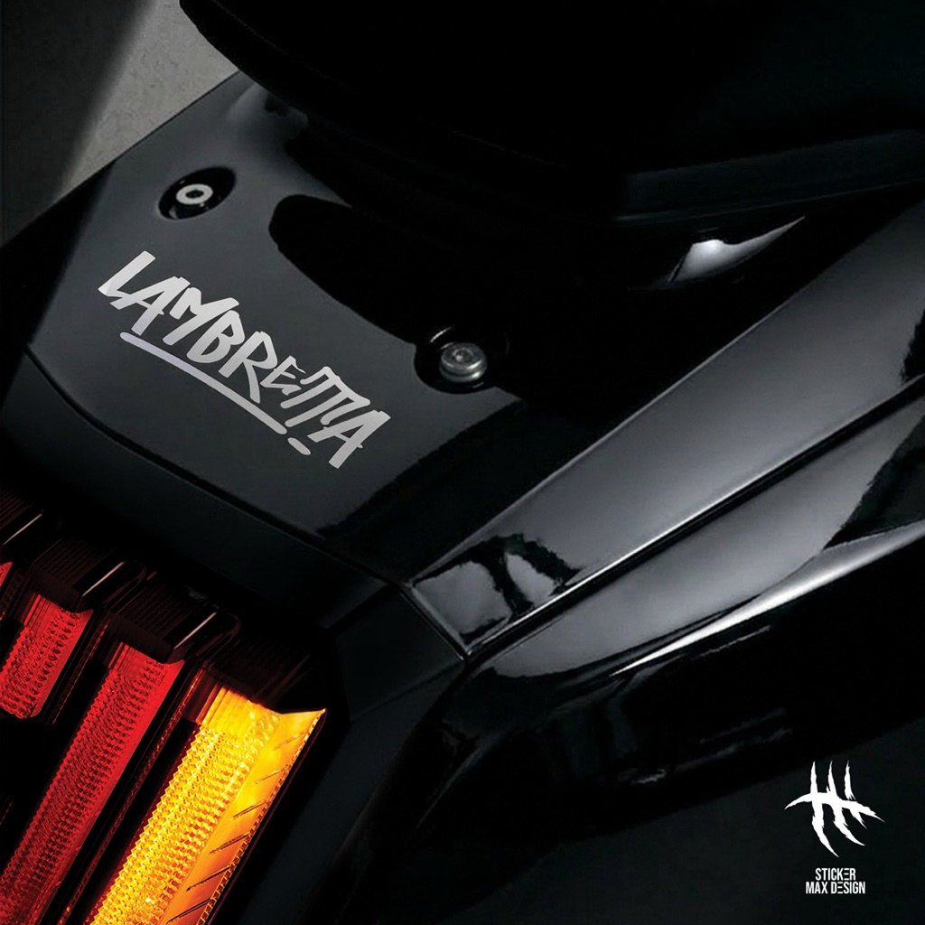 สติ๊กเกอร์ Lambretta ทุกรุ่น X300, X200, G350, V200, J200  (กันน้ำ กันการขีดข่วน อายุการใช้งาน 3 ปี)