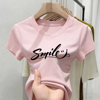 มีให้เลือก 5 สี ตั้งแต่ไซส์ M ถึง 3XL เนื้อผ้าโปร่งสบาย ระบายอากาศได้ดี ราคาส่ง เสื้อผู้หญิงทรงเข้ารูป สไตล์เกาหลีวัยรุ่