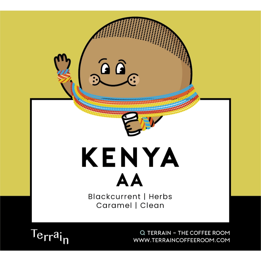 Terrain เมล็ดกาแฟคั่วอ่อน Single Origin Kenya 250g