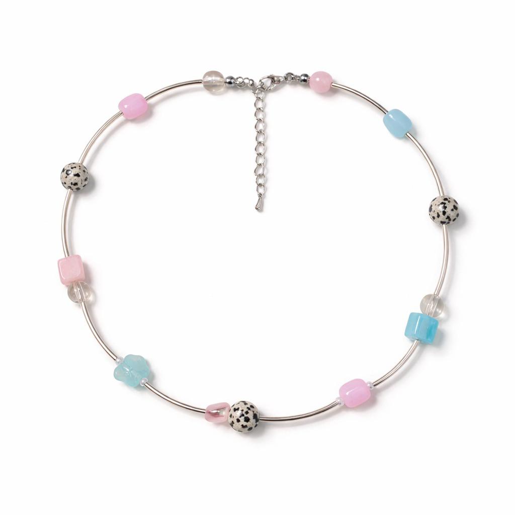 สร้อยคอแฮนด์เมด-รุ่น Warm Orbit ✨💖