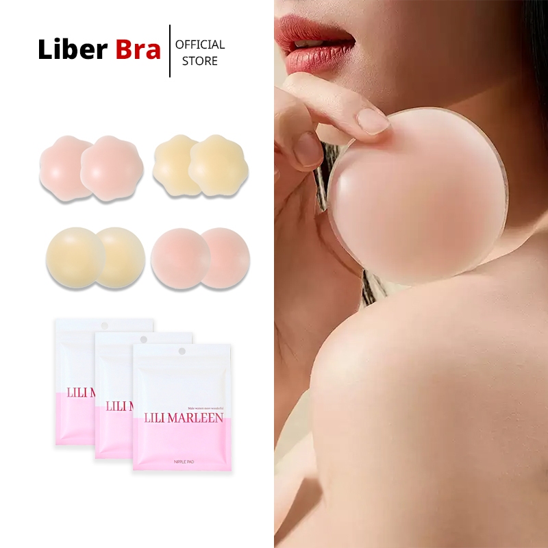 แผ่นซิลิโคนยกหน้าอก 6.5 ซม เนื้อบางเบาไร้รอยต่อ สีผิวหลากหลาย ติดแน่นไม่หลุด เหมาะกับชุดราตรีและเสื้อเปิดหลัง