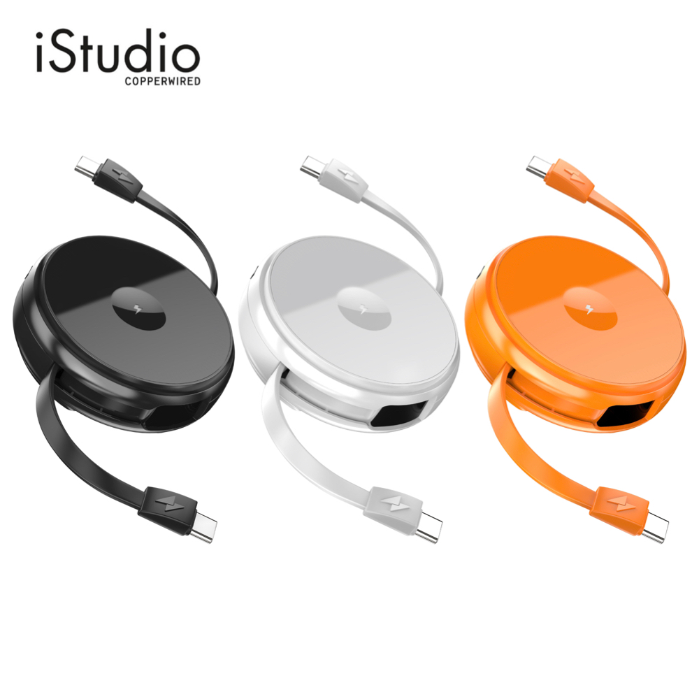 Function101 สายชาร์จ 2-in1 Retractable | iStudio by Copperwired