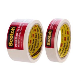 3M Scotch เทปกระดาษกาวย่น Masking Tape