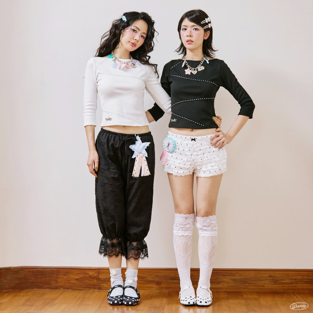 DADDY ( MIW ) | Diliah Top เสื้อยืด แขนสามส่วน สุดน่ารัก