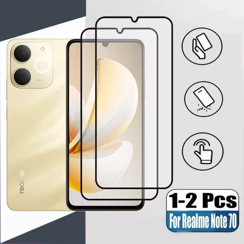 ฟิล์มกระจกเต็มจอ สำหรับOppo Realme C71 C75 C75X C67 C65 C63 C61 C55 C53 C51 Note50 Note60 Note70 Note80 14 14X 13 12 11