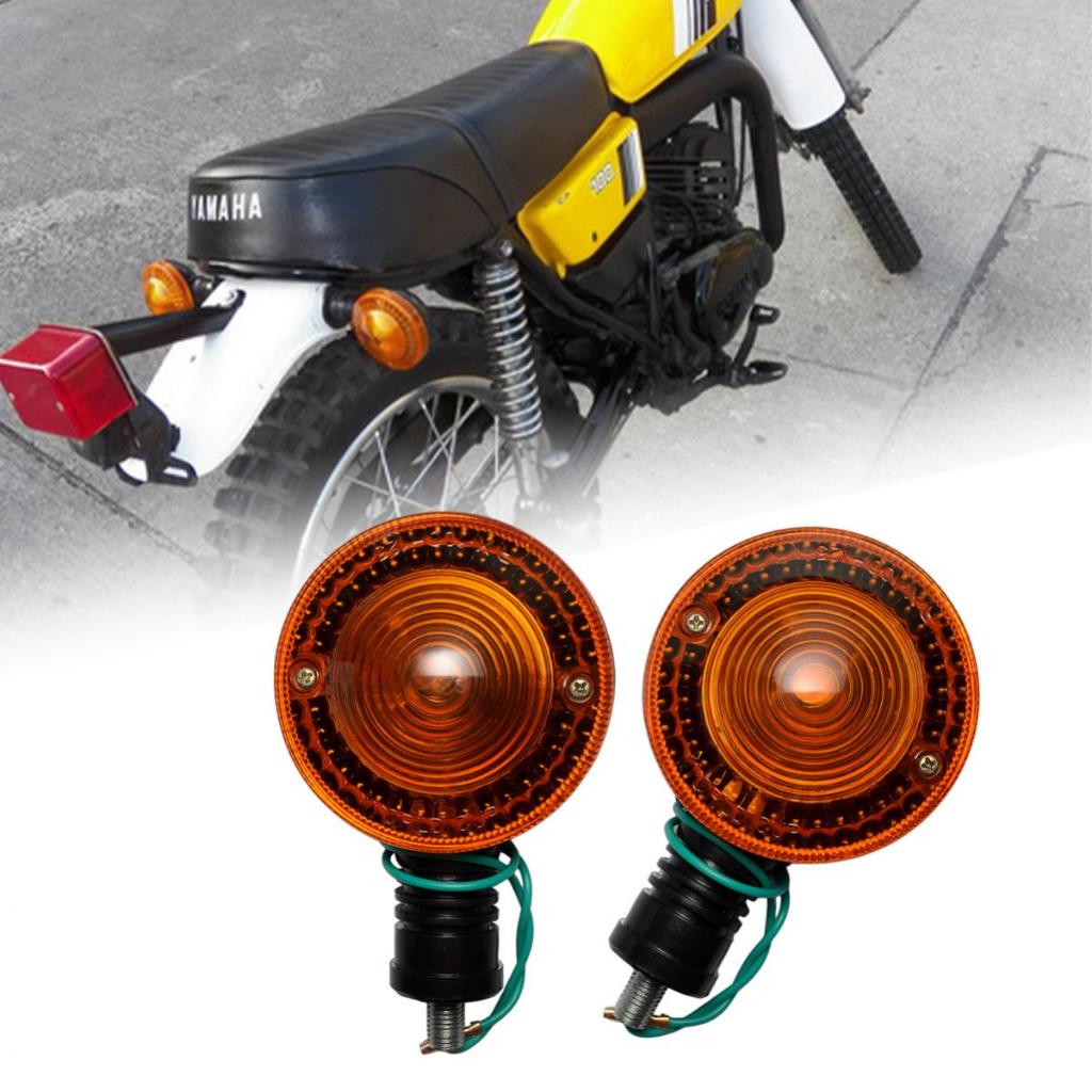 ไฟเลี้ยว ด้านหลัง สำหรับ Yamaha DT100 DT125 DT175 DT250 DT400 DT MX จำนวน 2 ดวง