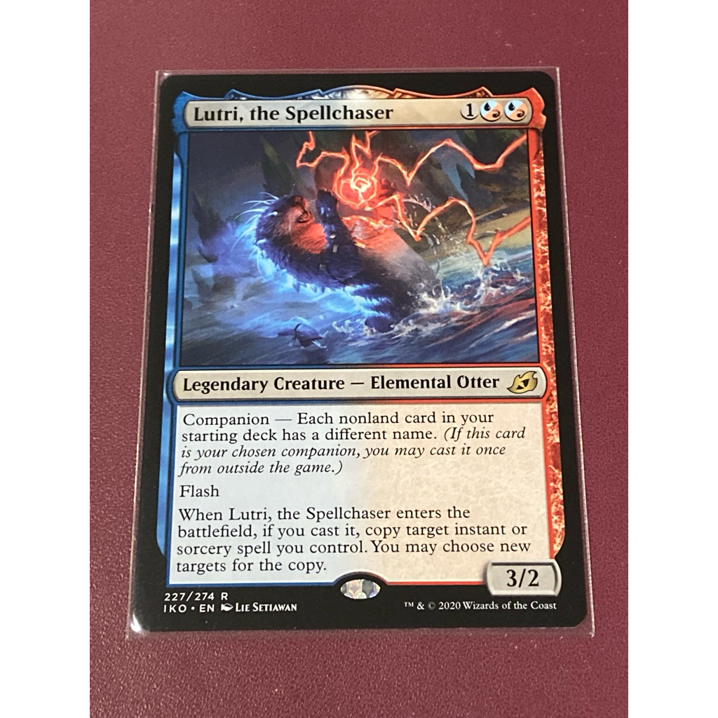 [MTG][IKO][MUL] Lutri, the Spellchaser การ์ดแท้ Magic The Gathering