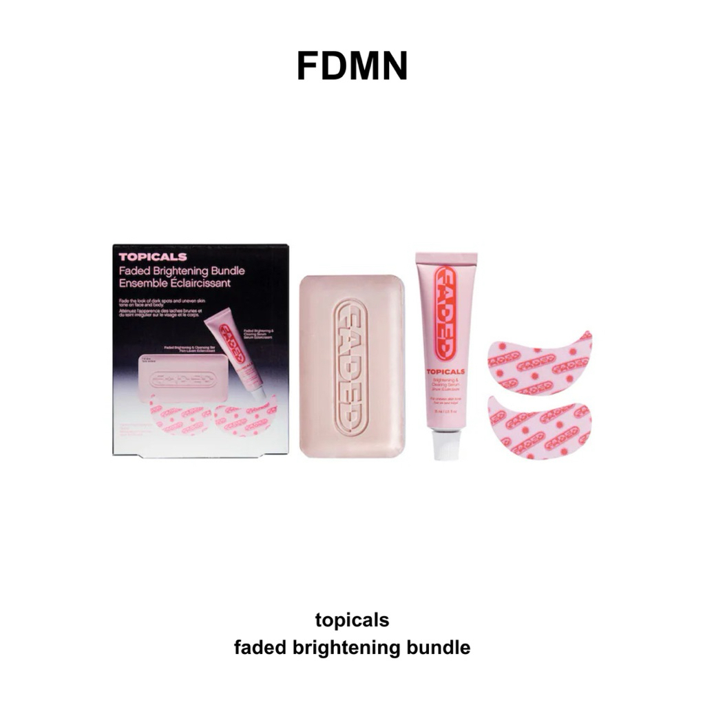 fdmn | (pre-order) topicals faded brightening bundle
