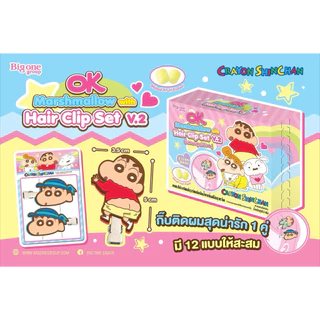 **พร้อมส่ง** (กิ๊บชินจัง แบบเลือกลาย แกะเช็คลายออกจากกล่อง) Hair Clip Set Crayon Shinchan V.2