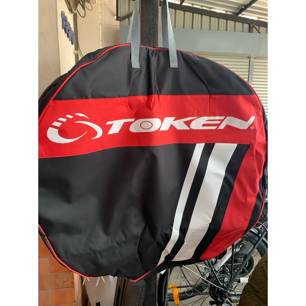 ของใหม่✅ ถุงใส่ล้อจักรยาน กระเป๋าใส่ล้อ ODIN/TOKEN รุ่นใส่ 2 ล้อ หนาพิเศษ
