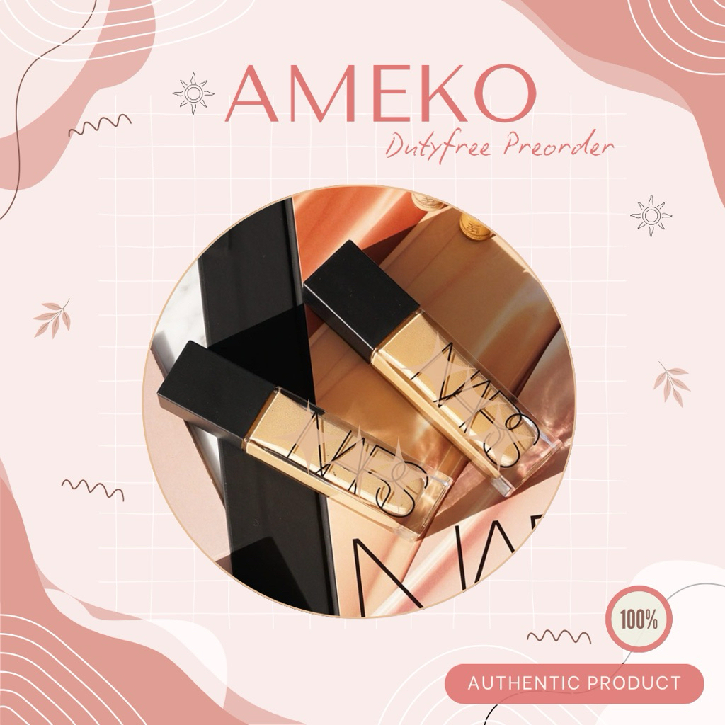 NARS 🇯🇵: รองพื้น Natural Matte/Radiant Longwear Foundation