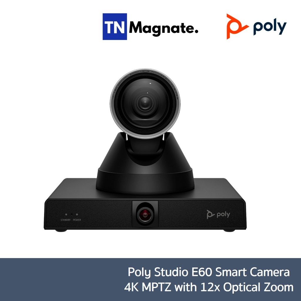 [กล้อง] Poly Studio E60 Smart Camera 4K MPTZ with 12x Optical Zoom