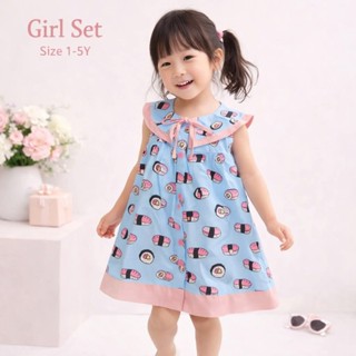 🌀ลายการ์ตูน🌀เสื้อผ้าเด็กน่ารัก size 12 18 24 เดือน 3 4 5 ขวบ