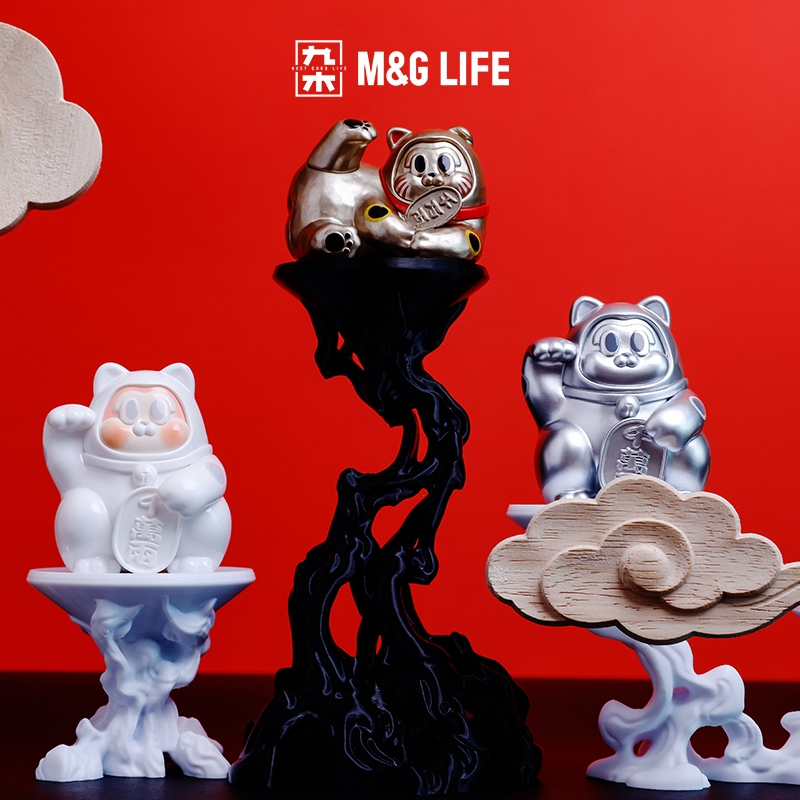 M&G LIFE x THE SLLO Lucky Cat Series Blind Box Desktop Ornaments