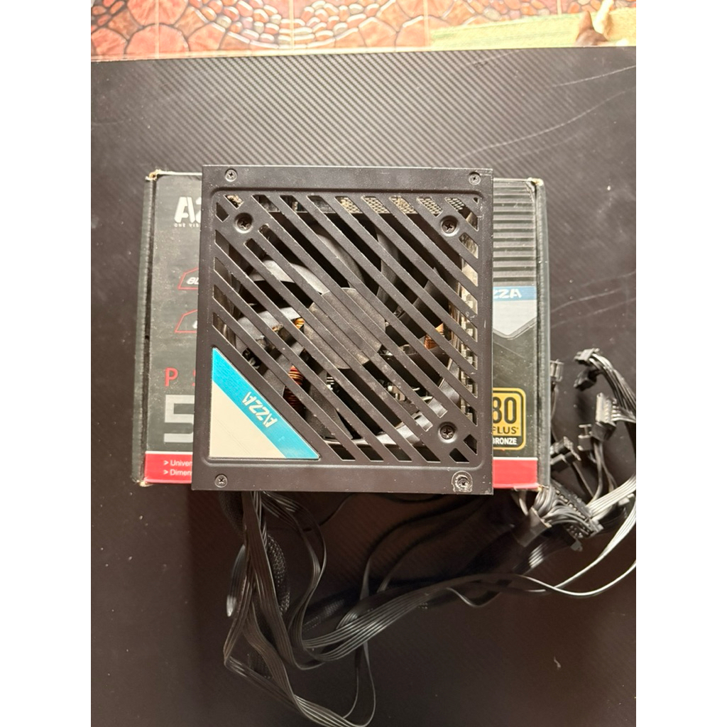 PSU AZZA 550W 80+ Bronze ใช้งานปกติ พร้อมกล่อง