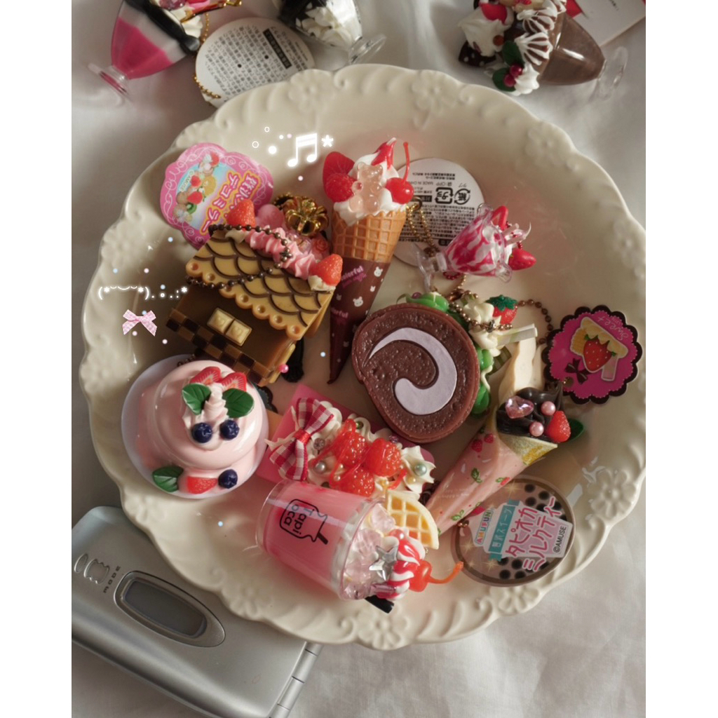 Decoden Dessert Keychains, พวงกุญแจขนมหวานญี่ปุ่น