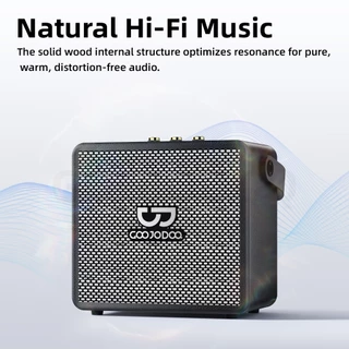 GOOJODOQ Ab4098 ลำโพง Bluetooth 5.3 3600mah ลําโพงพกพา สเตอริโอ 2 ช่อง เสียงเบส พร้อมไมโครโฟน 2 ตัว