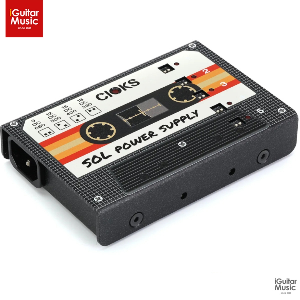CIOKS SOL Pedal Power Supply Cassette ตัวจ่ายไฟเอฟเฟค พาวเวอร์ซัพพลาย