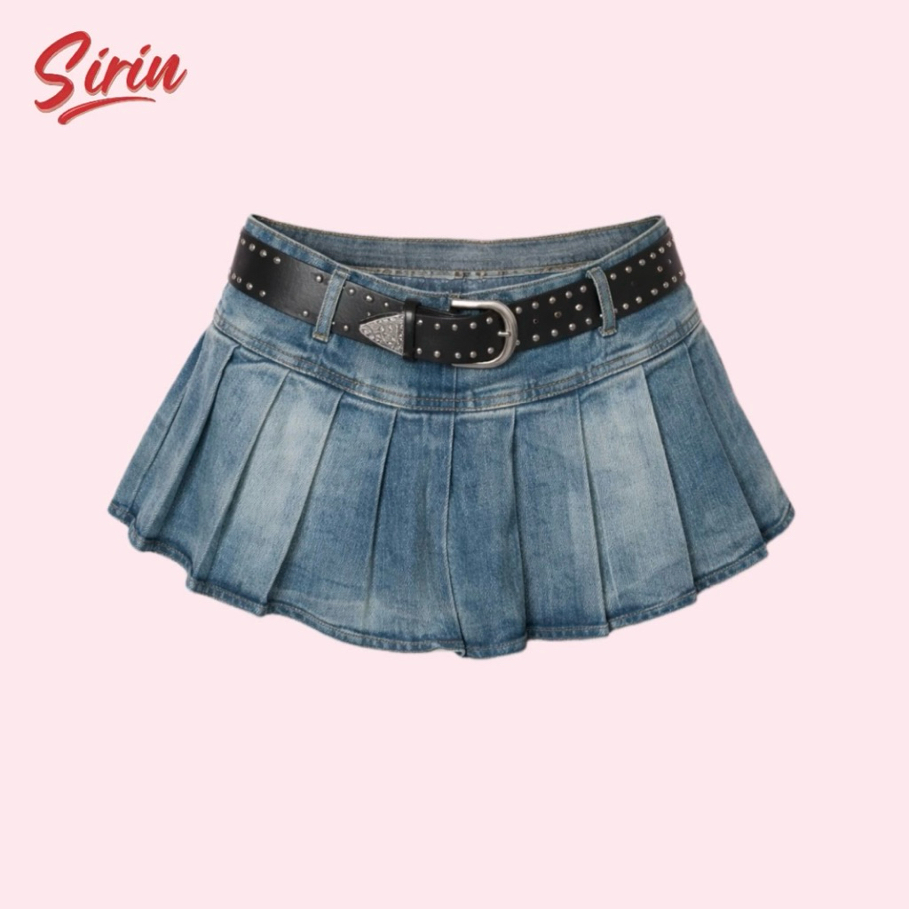 Sirin Denim Mini Skirt