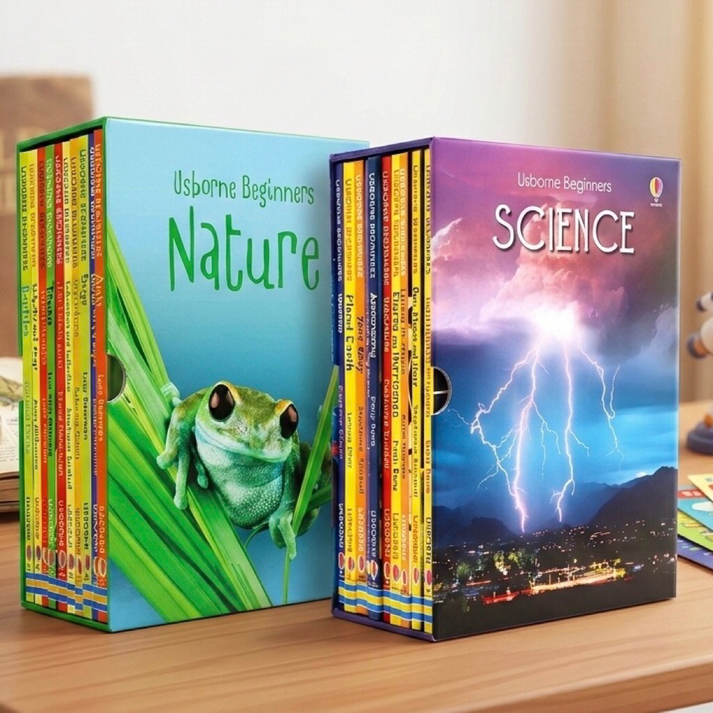 [Set 10 เล่ม] Usborne Beginners Nature – หนังสือฝึกอ่านภาษาอังกฤษแนววิทยาศาสตร์และธรรมชาติ ภาพจริงสวยคมชัด พร้อมกล่อง Bo