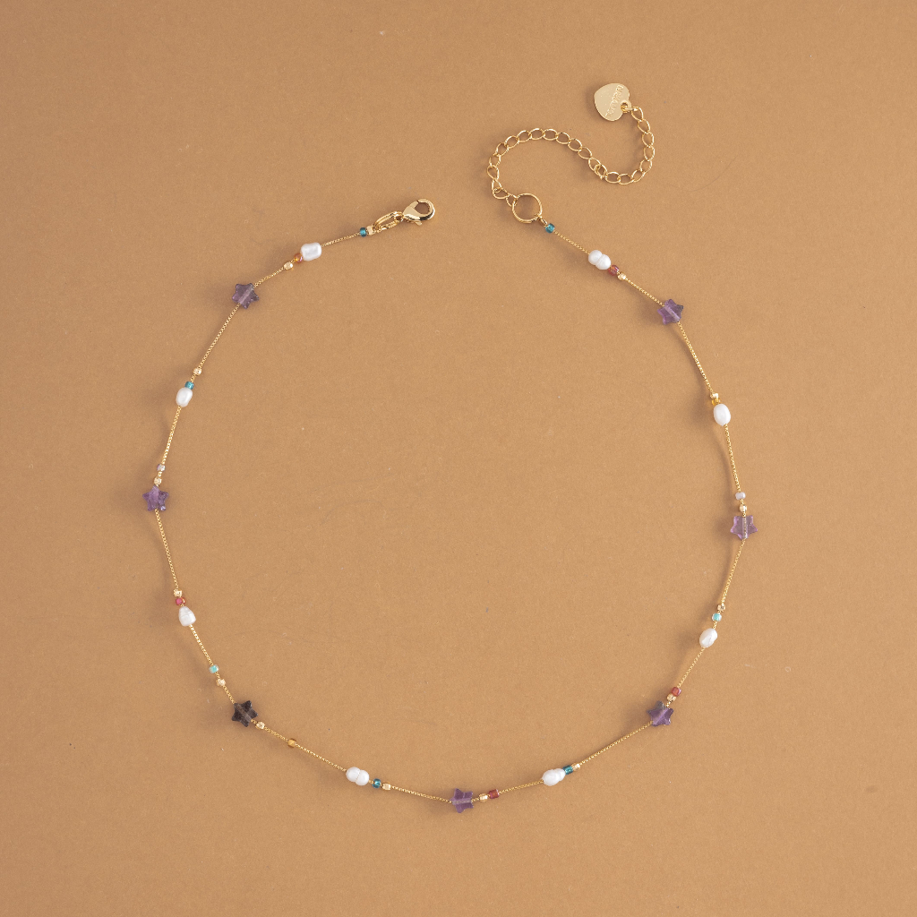 HAPPY STAR-TIN NECKLACE  สร้อยคอรูปดาว