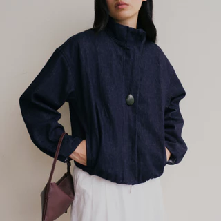 SHE KNOWS - Boy Blouson Jacket แจ็กเกต ผ้าตอตตอน เสื้อโค้ท ทรงโอเว่อร์ไซส์