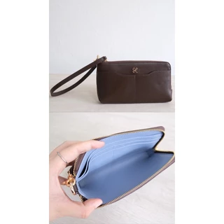 (large size)CHNiiNiN - Daily zip around wallet กระเป๋าสตางค์หนังวัวแท้ทั้งใบ สีtwo tone หนังวัวแท้ทั้งด้านในและด้านนอก