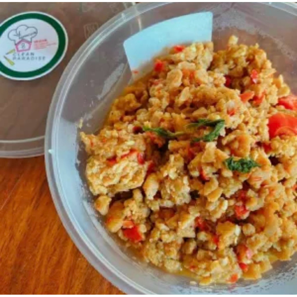 กะเพราหมูสับจำแลง Vegan