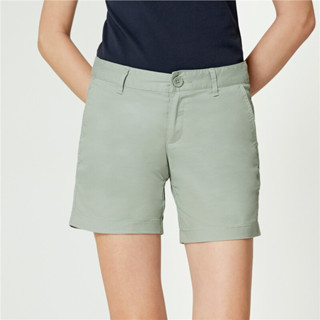 GIORDANO กางเกงขาสั้นผู้หญิง Women's Slim Shorts (180° Elast…