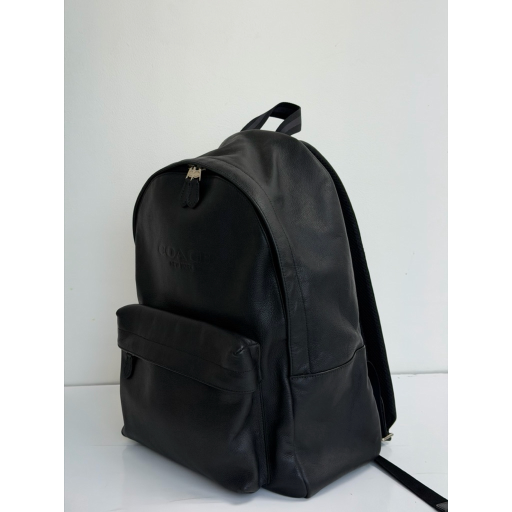 Coach Backpack เป้หนังแท้ทั้งใบสีดำ Size L