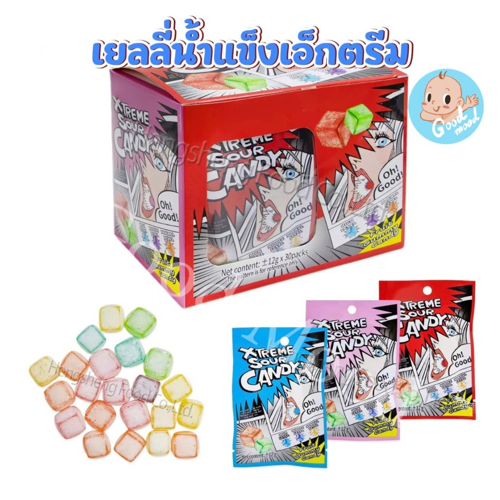 (อย.ไทย) เยลลี่น้ำแข็งเอ็กตรีม 1กล่อง 30ชิ้น