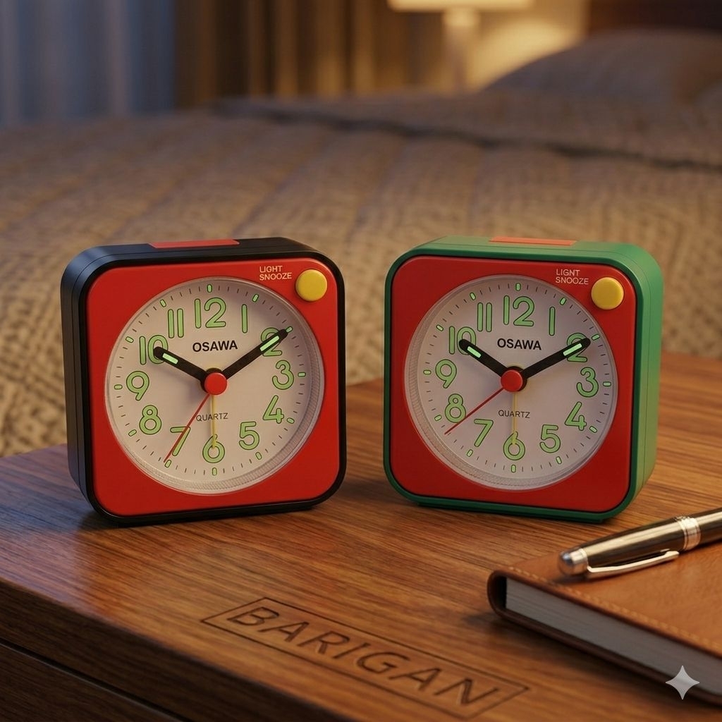 นาฬิกาปลุก นาฬิกาตั้งโต๊ะ ขนาดเล็ก ยี่ห้อ OSAWA