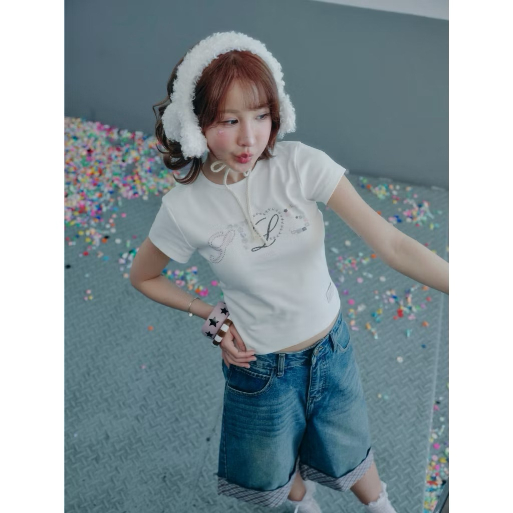 ✨พร้อมส่ง✨ New - Stylist x Brinkkty กางเกง Megan jorts size L ราคาเดียวกับ shop