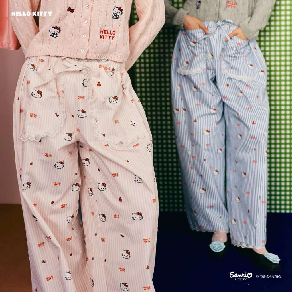 lookbooklookbook moonlace pants Hello Kitty (พรี4วัน)