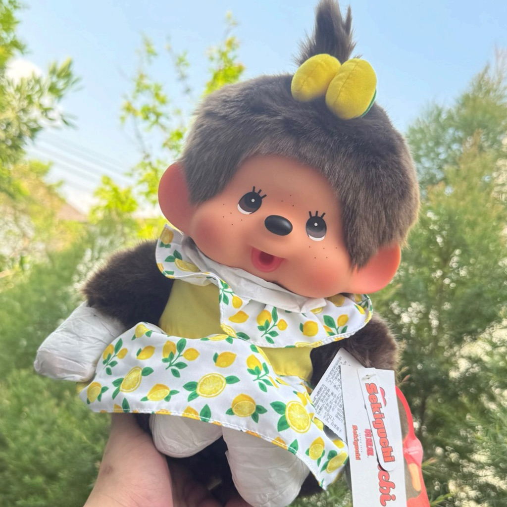 (พร้อมส่ง💥แมสได้🛵)ตุ๊กตาม่อนชิชิในชุดเลม่อนเปรี้ยวจี๊ดSizeLกอดอุ่นของแท้100%