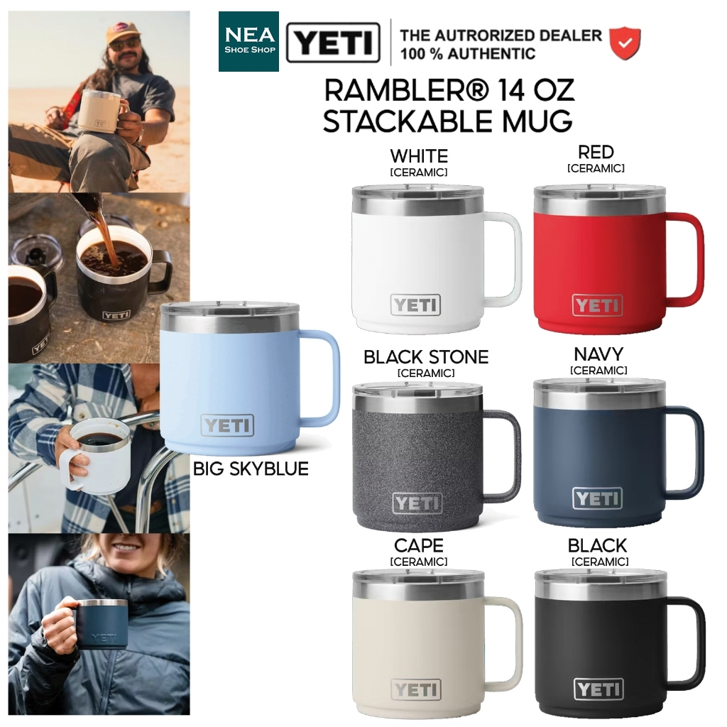 [ลิขสิทธิ์แท้] YETI RAMBLER 14 OZ MUG WITH MAGSLIDER LID 2.0 แก้ว พร้อมฝาปิด เยติ