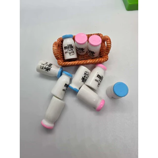 j796ขวดนมmilk ของเล่นของจิ๋วdiy แพ็คละ 10 ชิ้น