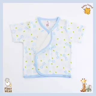 First Wear เสื้อป้ายสั้น “ผ้าดูด” ไซส์ 0-3 เดือน ผ้าคอนตอนหนานุ่มๆ | Babytrend